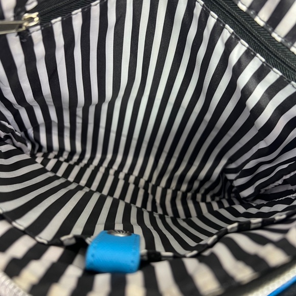 NWT🤩🐶 |•MARC TETRO•| Pretty Blue Crossbody Bag Schnauzer Dog w Matching Wallet - Picture 9 of 14